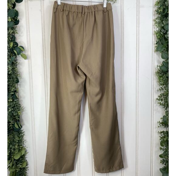 Dazy Trouser Pants EXTRA LARGE Casual High Rise Khaki Fall Preppy Work School - Picture 2 of 6